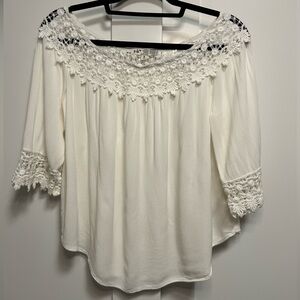 Jolt Patchwork Lace Top
